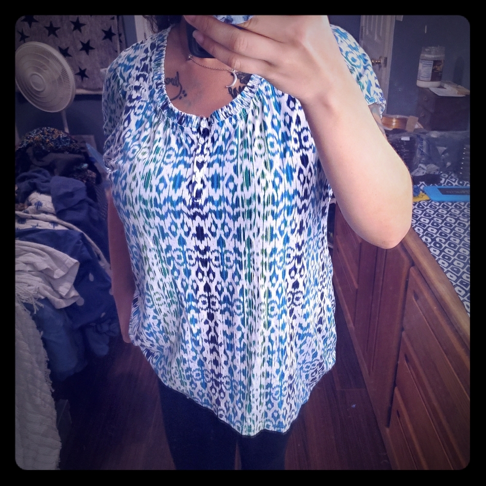 Colorful dressy top